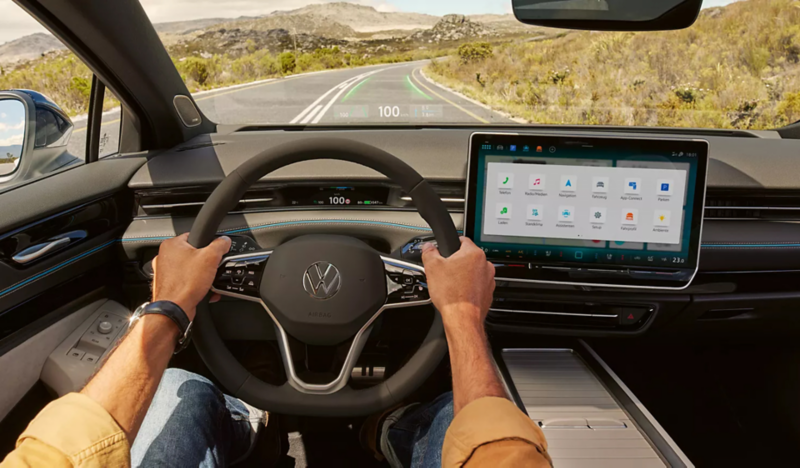 Volkswagen dashboard and infotainment panel
